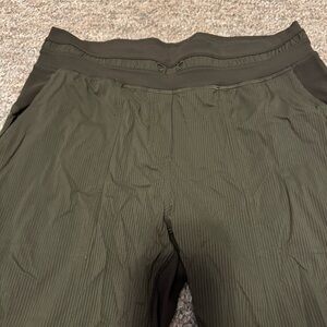 Lululemon Women’s Dance Studio Crop in dark olive green